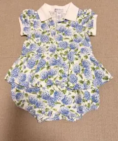 Ralph Lauren ベビー ロンパース 6M 紫陽花柄　アジサイ