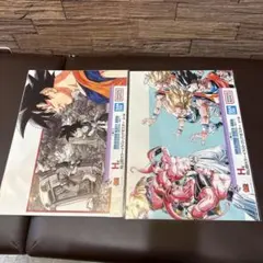 一番くじドラゴンボール40thH賞 クリアポスター【親子かめはめ波】とH賞1つ