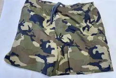 迷彩柄ショートパンツ コットン混紡　XL