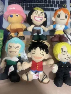 ワンピース ぬいぐるみマスコット 全6種セット 初期