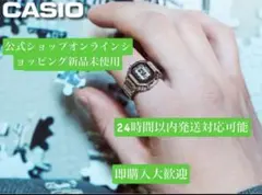 【新品・未使用】CASIO カシオ リングウォッチ CRW-001-1JRのサムネイル