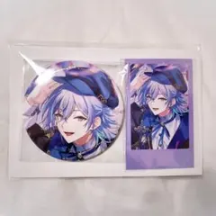 星導ショウ 誕生日グッズ 2025 箔押し缶バッジ＆チェキ風カード