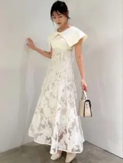 dazzlin ノースリーブオパールコルセットワンピース