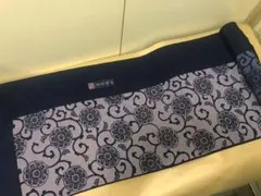 未仕立て　伊勢型染　落款入り　作家物　名古屋帯　縮緬