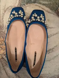 zara バレエシューズ