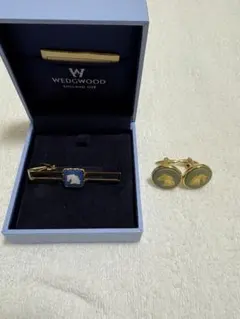 【美品】WEDGWOOD ユニコーン タイバー＆カフリンクスセット