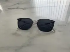 クリア フレーム サングラス ケース付き