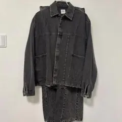 zara デニムセットアップ