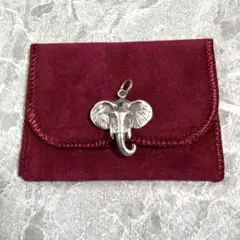 【希少】ヴィンテージ シルバー925 象 ペンダントトップ エレファントモチーフ