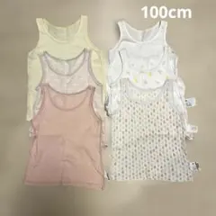 ユニクロ　コットンメッシュタンクトップ　100㎝　6枚セット