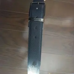 未使用美品。LACOSTE パターン付きベルト