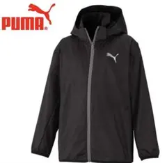 新品プーマPUMA☆暴風撥水　着脱フーディーウーブンジャケット【１６０】