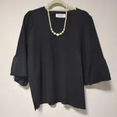 OPAQUE.CLIPニット　スタイルデリ水玉スカートイタリアパンツボウタイのサムネイル