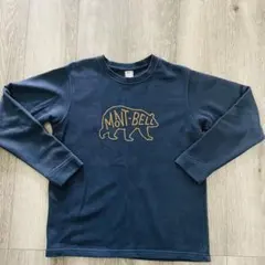 mont-bell 長袖カットソー 150 ネイビー