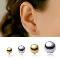 PICOLLET/ピコレ K18YG ボールピアス 3mm 片耳 18金 未使用 - メルカリ