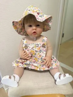 未使用品　お人形遊び　女の子　帽子　ローンパス　靴付き