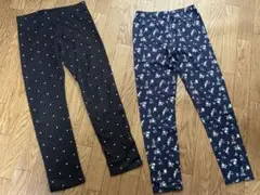 ユニクロ　H&M レギンス　女の子　140cm 2枚セット