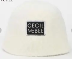 CECIL McBEE フワフワハット ホワイト