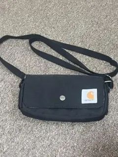 Carhartt ブラック ショルダーバッグ