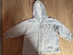 お値下可能早い者勝ち⭕️familiar フード付きトレーナー 90サイズ グレー