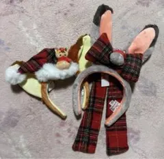 2025最新　香港ディズニー ニック ジュディカチューシャ2点セット　未使用