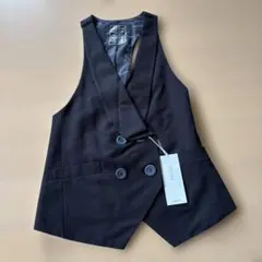ZARA ZW COLLECTION ブラックフィットベスト - メルカリ
