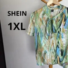 SHEIN 【1XL】半袖ブラウス 値下げok