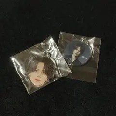 INI 藤牧京介 / XQUARE 顔アクキー&ミニうちわ