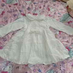 クーラクール ホワイトレースワンピース ９０センチ