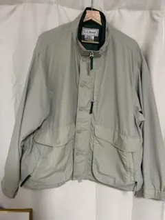 L.L.Bean エルエルビーン ナイロンジャケット LARグレー系 グリーン裏