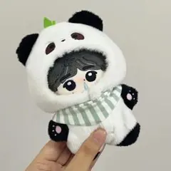ぬい服 10~12cm パンダ マフラー いつぬい マスコット 動物 着ぐるみ