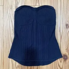 UNIQLO×マメクロゴウチ ニットビスチェ M/L