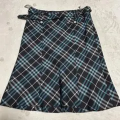 BURBERRY BLUE LABEL チェック柄フレアスカート 36