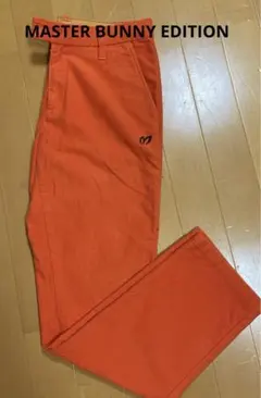 マスターバニーエディション　ゴルフパンツ　オレンジ