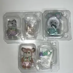 シルバニアファミリー　カラフルウサギコスチューム　赤ちゃんお花畑