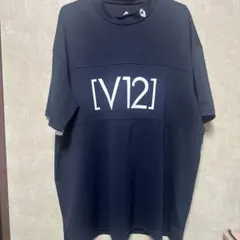 V12 ゴルフウェア モックネックシャツ ブラック XXLのサムネイル