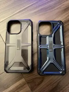 UAG iPhone promax14用ケース アイスブラック　ネイビー