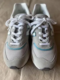 New Balance 574 スニーカー 26cm グレー/ライトブルー