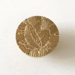 羽根模様 25mm シーリングスタンプ ヘッド