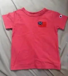 [美品]Champion チャンピオン 半袖Tシャツ 110cm キッズ　赤のサムネイル