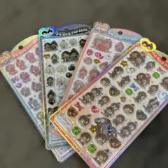 C*r様 【匿名配送】モンチッチ　うるちゅるポップシール　4枚セット