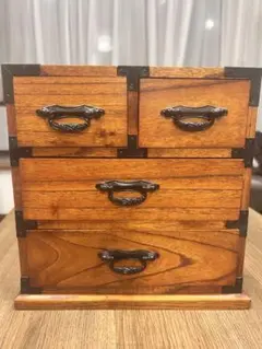 昭和レトロ 木製 階段箪笥 ミニチェスト 小物入れ - メルカリ