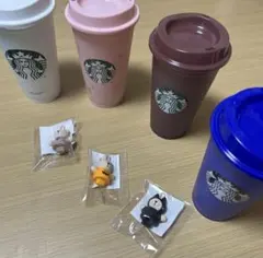 スターバックス リユーザブルカップ4個 ベアリスタ3個セット
