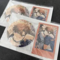 北見遊征　誕生日グッズ2025 箔押し缶バッジ&チェキ風カード