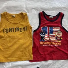 赤アンパンマン　黄色西松屋　タンクトップ 2枚セット サイズ100