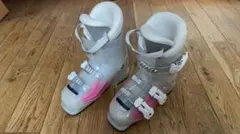 子ども用スキーブーツ ホワイト/ピンク　アトミック　18.0〜19.5