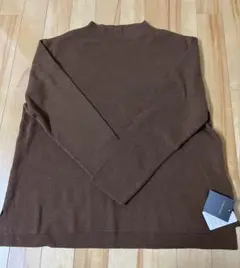 【新品】7-ID concept ニット　ハイネック　セーター　ブラウン