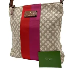 kate spade/ケイトスペード キャンバス ショルダーバッグ 斜め掛け