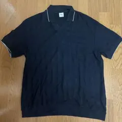 ZARA ポロシャツ ネイビー Lのサムネイル