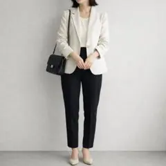 セオリーリュクス［S］美品◎大人クール◎日本製◎ウール◎センタープレススラックス